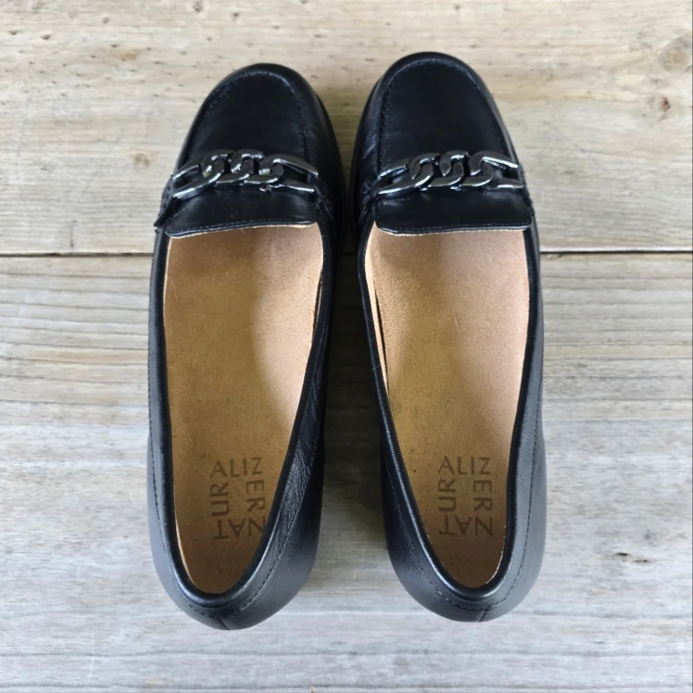 Naturalizer Austin Classic Preppy Minimalist Horsebit Comfort Loafers 8.5M